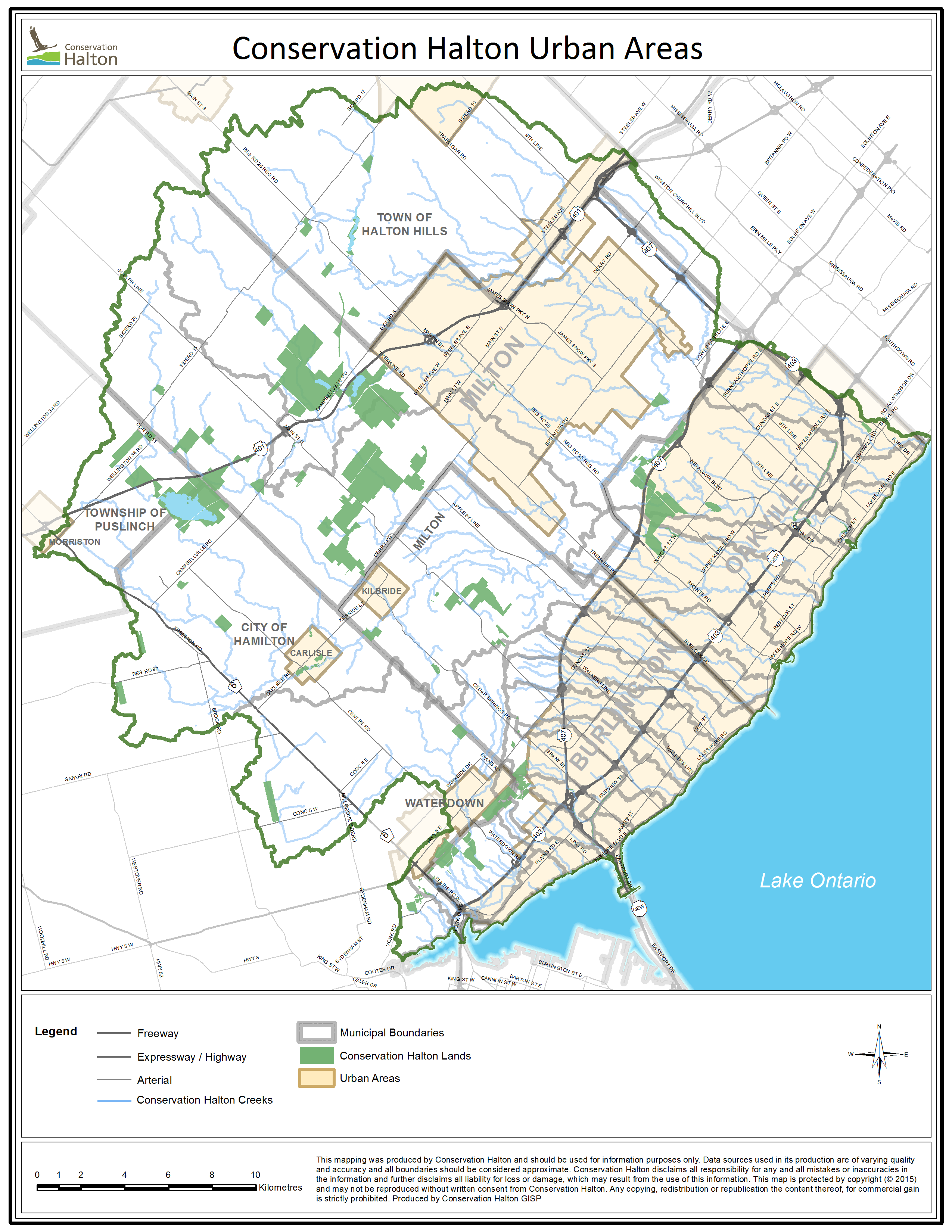 Halton Region Map Ontario Map Gallery | Conservation Halton